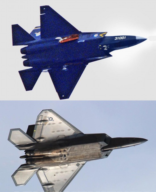 日媒稱中國殲31不如F35 技術“全靠盜竊”