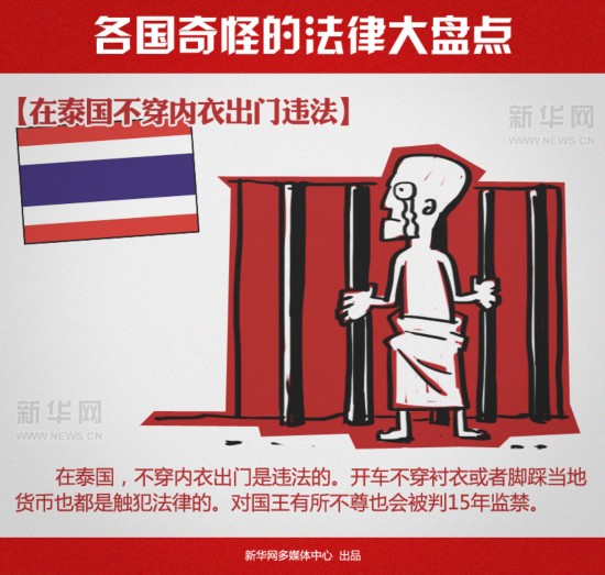 盤點(diǎn)各國稀奇古怪的法律