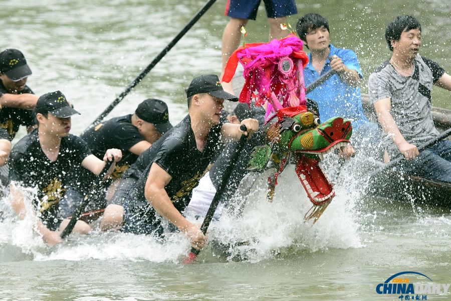 浙江杭州端午賽龍舟