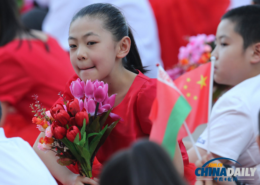 人民大會堂迎賓風景線