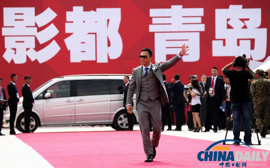 中外影星群集青島 助陣影視產業園啟動
