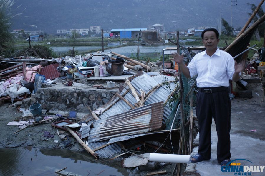 廣東陸豐：臺風“天兔”來襲 受災嚴重