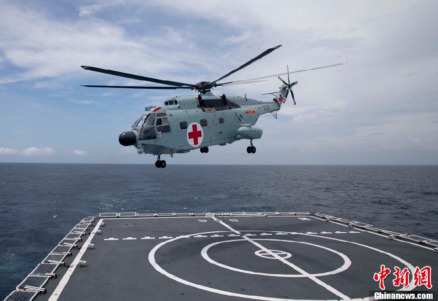 中國海軍西沙搜救遇險漁民畫面曝光