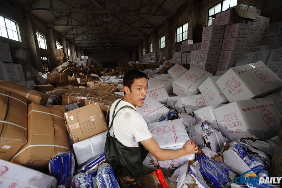 浙江桐鄉：臺風“菲特”過境 水災嚴重