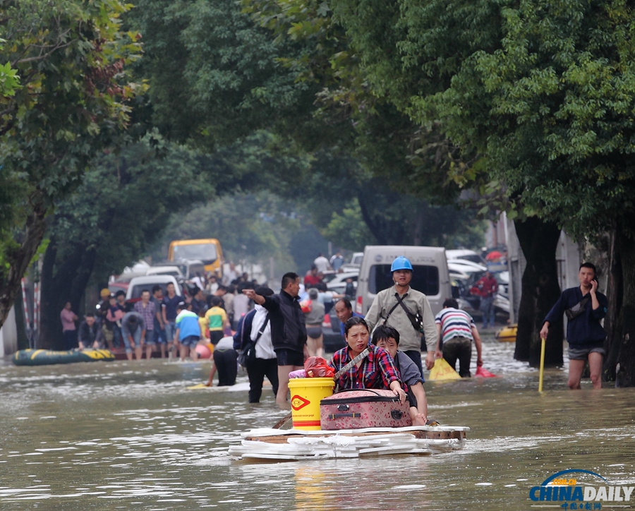 浙江桐鄉(xiāng)：臺風“菲特”過境 水災嚴重