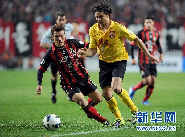 亞冠：廣州恒大戰平首爾FC