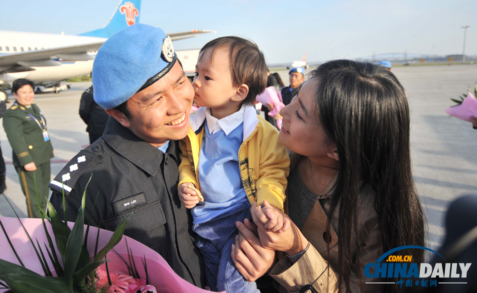 中國第二支赴南蘇丹維和警隊凱旋