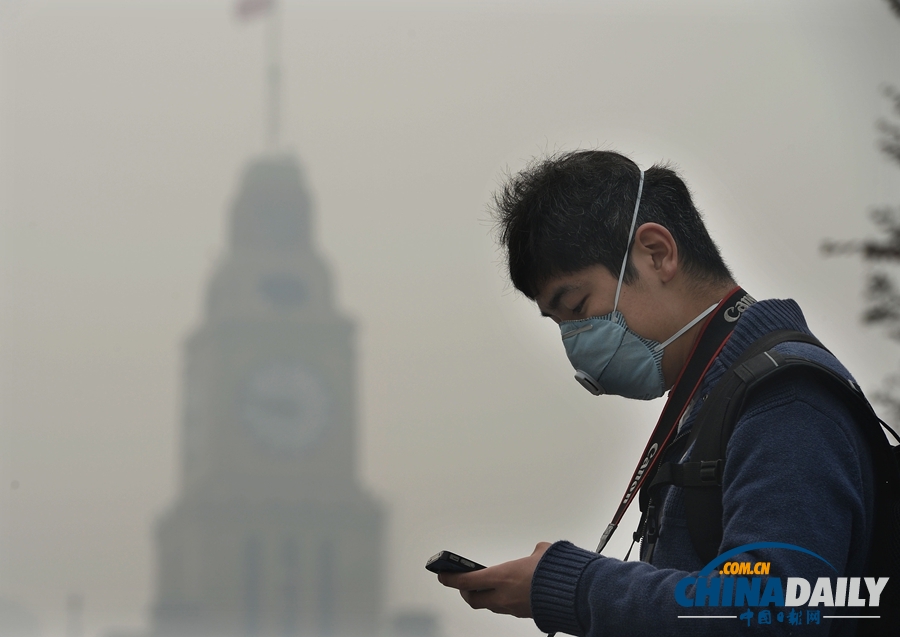 上海再遭六級重度污染