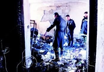 濟南某小區大火 居民現場跳樓逃生身亡(組圖)