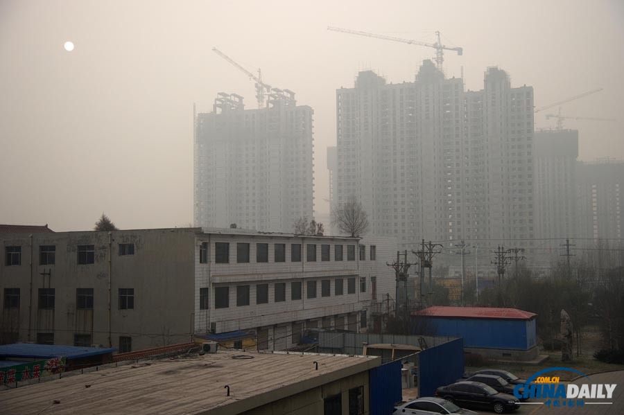 平安夜中國多地陷“霾伏”