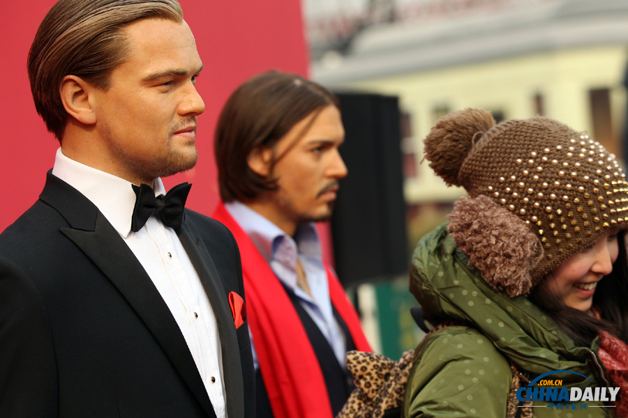 北京杜莎夫人蠟像館于前門揭幕“銀幕男神”蠟像