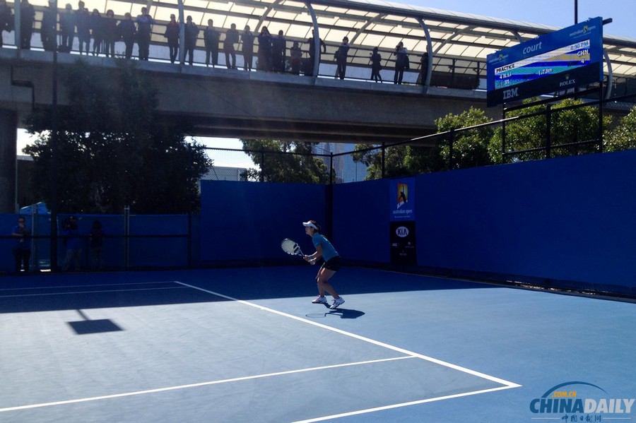 直擊澳網女單決賽 場外球迷為李娜助威