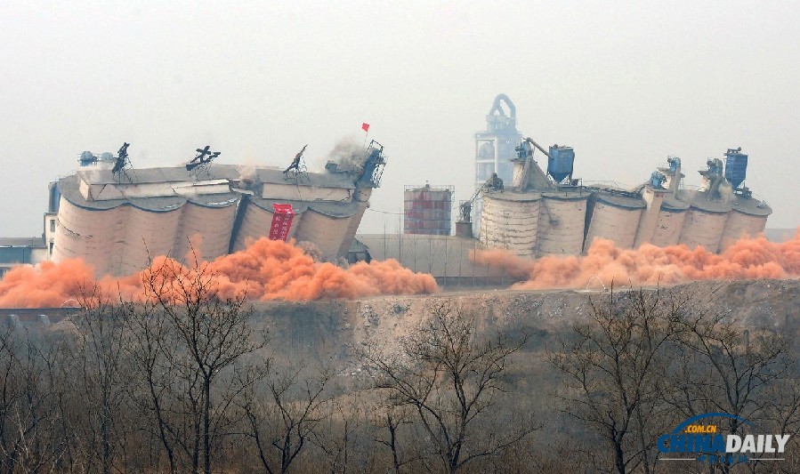 石家莊：17家水泥廠被集中拆除