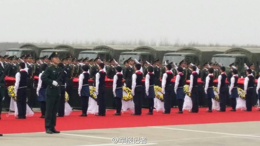 437具志愿軍烈士遺骸回國 將安放于抗美援朝烈士陵園