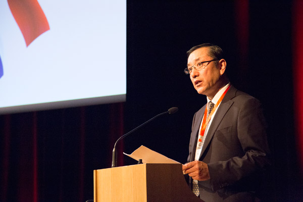 太湖文化論壇2014年巴黎會議在法開幕 甘肅省委宣傳部長連輯致辭