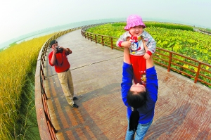 永定河景觀建設完工 一河串四湖一步一美景