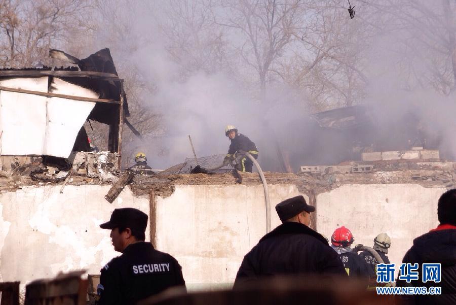 北京菜市口西側(cè)廣安東里一處民宅發(fā)生火災(zāi)