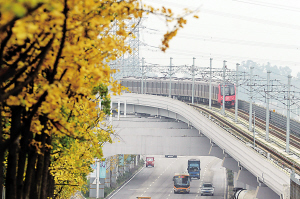 重慶軌道6號線五里店至茶園段預計本月底將通車