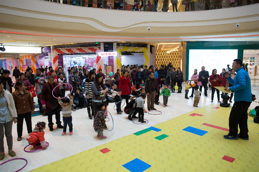 重慶時代天街新開C館 各式親子游樂設(shè)施供父母選擇