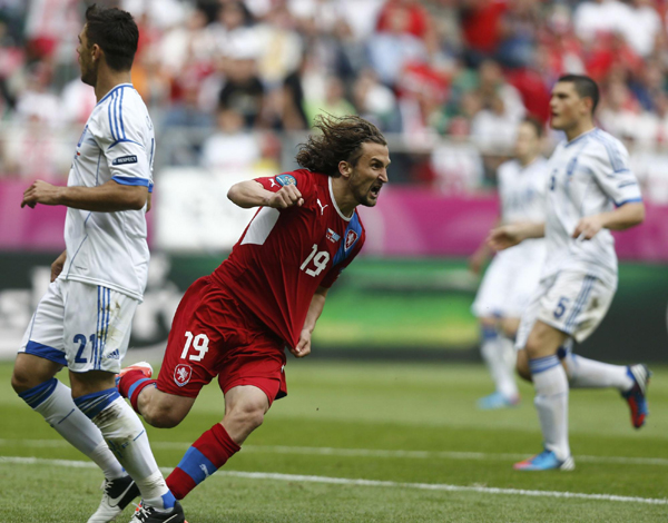 歐洲杯：捷克閃電戰2:1力擒希臘