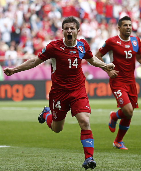 歐洲杯：捷克閃電戰2:1力擒希臘