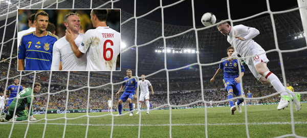 歐洲杯：魯尼解禁進(jìn)球英格蘭1:0絕殺 東道主烏克蘭出局