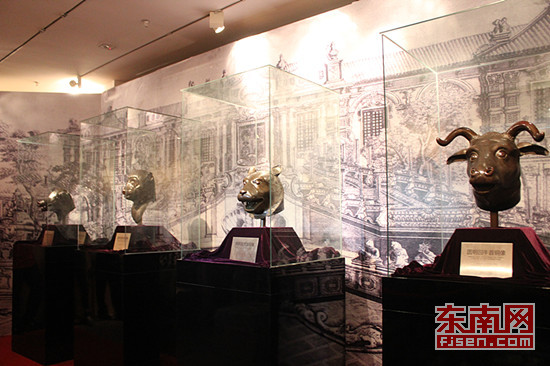 圓明園四大獸首首次亮相榕城 市民可免費(fèi)參觀
