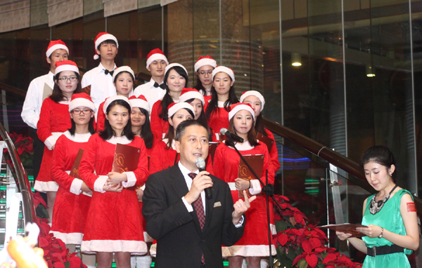 廈門(mén)喜來(lái)登酒店溫馨圣誕點(diǎn)燈儀式