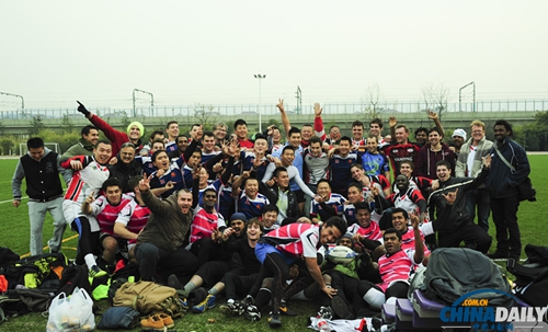 福州虎揪隊首次出省與三地高水平橄欖球隊比賽