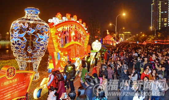 福州元宵燈會今晚閉幕 最低氣溫7℃市民難見滿月