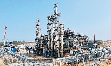 欽州石化園區石化產業加快集聚