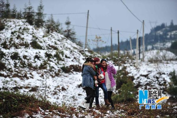 廣西迎來降雪