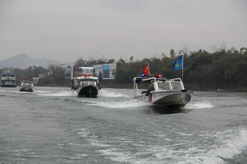 桂林漓江景區水上游覽安保升級