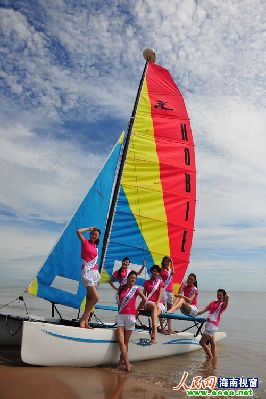 “尋找七仙女”7強選手體驗國際旅游島風情