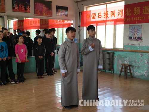 石家莊鐵道大學“洋學生”送課進校園獲贊