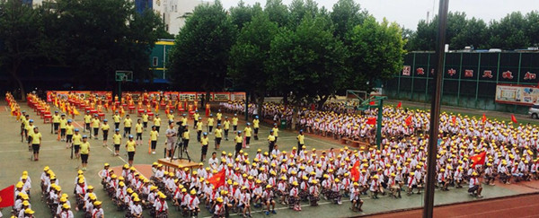 豫愛同行-洛陽啟動小黃帽路隊制