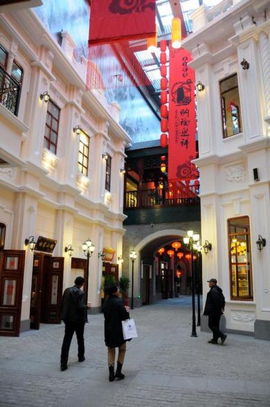 哈爾濱“關東古巷”重溫老東北民俗風情