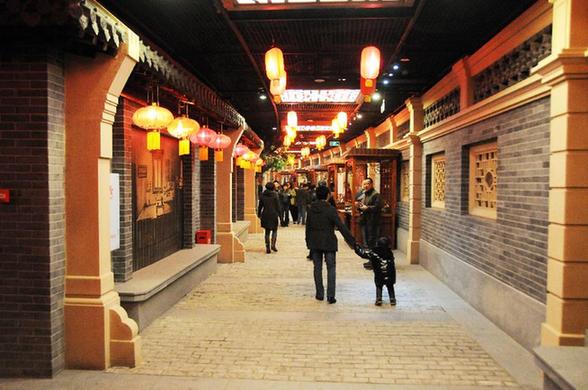 哈爾濱“關東古巷”重溫老東北民俗風情