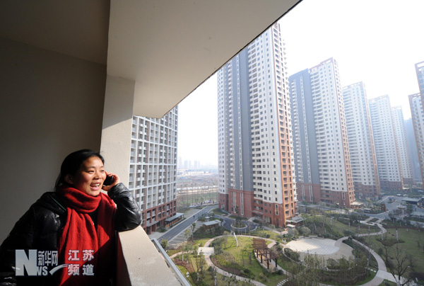 南京大型保障房片區交房