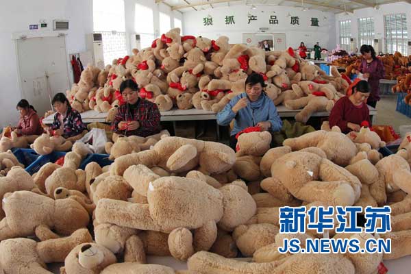 江蘇贛榆玩具企業(yè)迎來新年商機(jī)