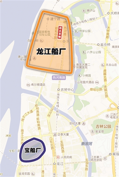 工地挖出鐵錨槳葉“燃燒瓶” 明朝最大的龍江船廠找到了？