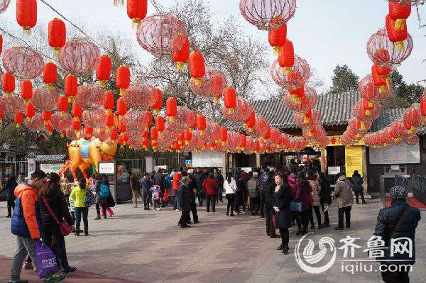 記者全景掃描濟南趵突泉燈會 盡賞游玩攻略出爐