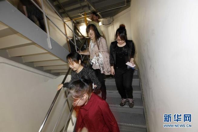 上海：“摩天高樓”的防災綜合演練