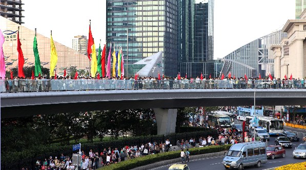 上海5天接待游客500余萬