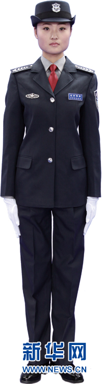 全國保安將換著新式服裝和統一標志(組圖)