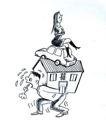 中國男人結婚負擔是美國男人百倍 悲催在于