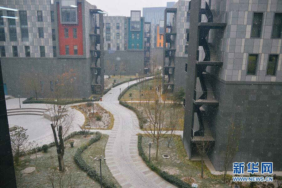 “雪花紛飛看京城”：北京大部地區(qū)迎來降雪