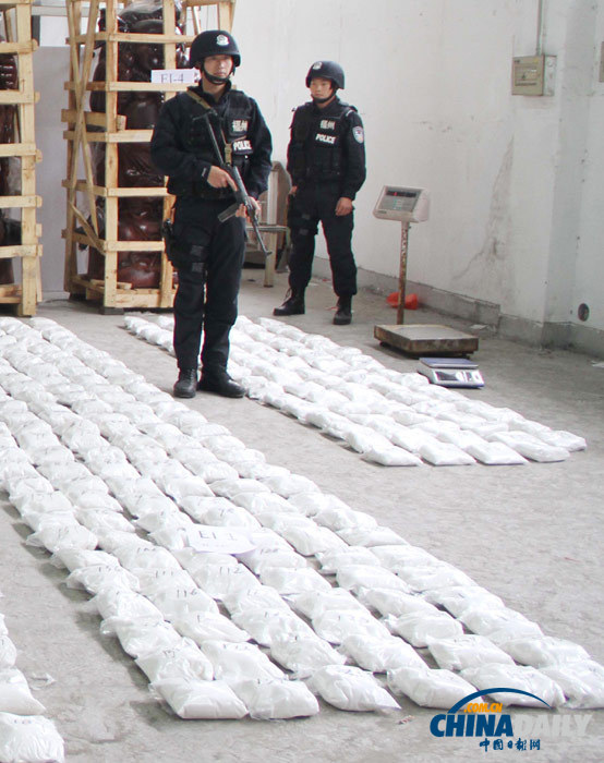 福州破獲特大走私毒品案 木雕內(nèi)藏K粉1.07噸