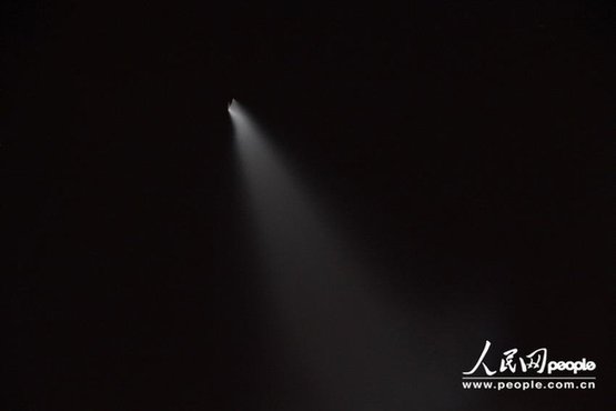 我國多地出現UFO 網友分析疑是反導試驗（圖）