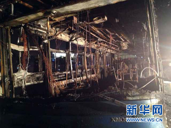 廈門BRT公車起火造成至少20人死亡